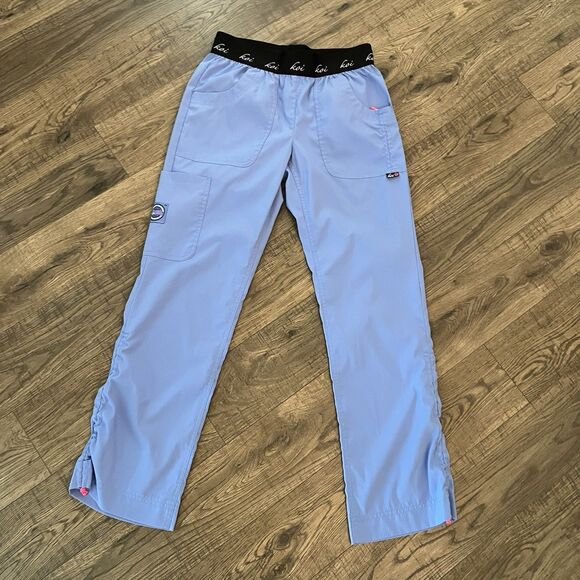 Koi Lite Women’s Scrubs Pants XS Petite Slim Fit Mechanical Stretch - Picture 1 of 4